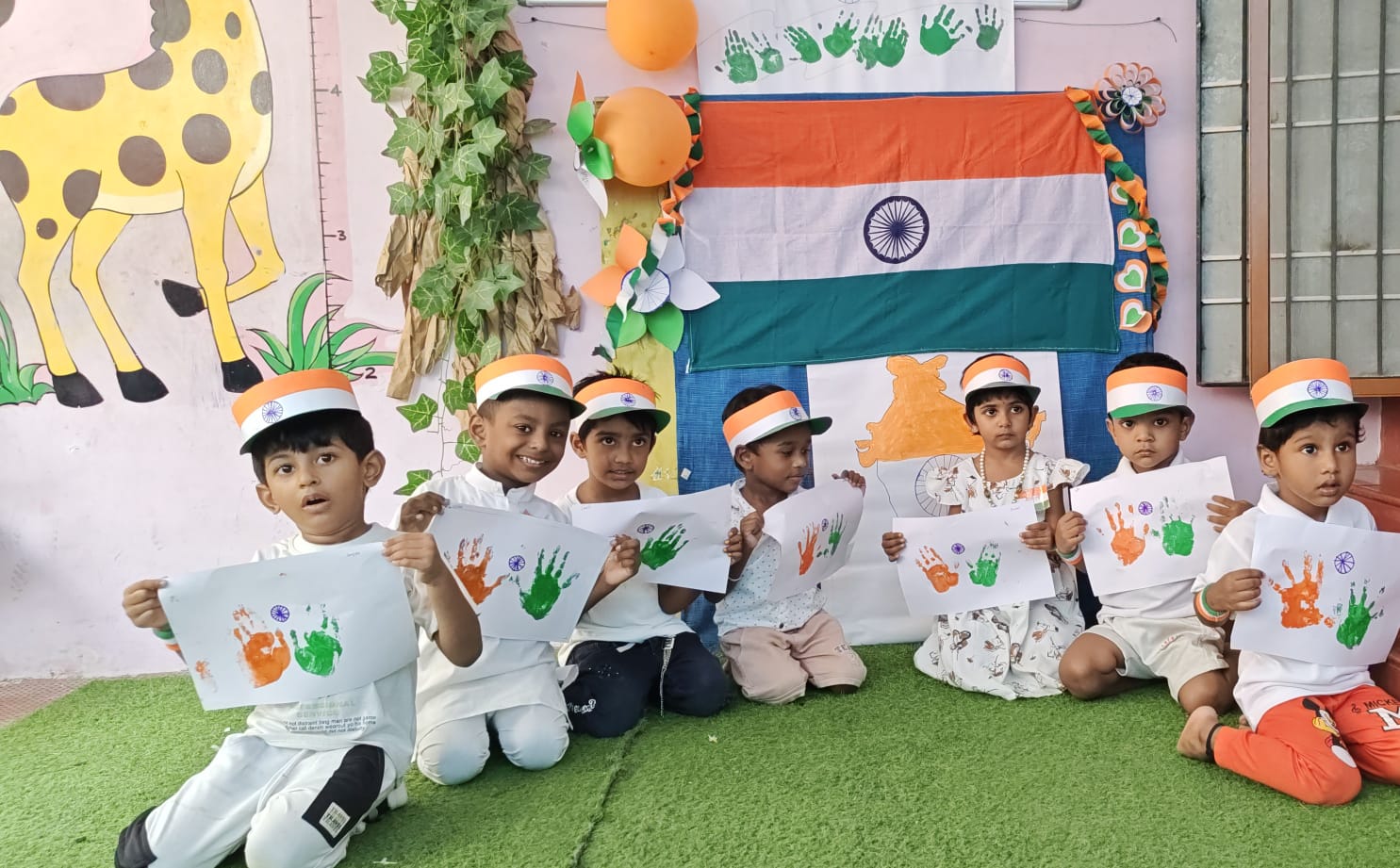 Independence Day activity at Uyirmei Academy